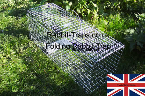 folding rabbit trap from the trap man